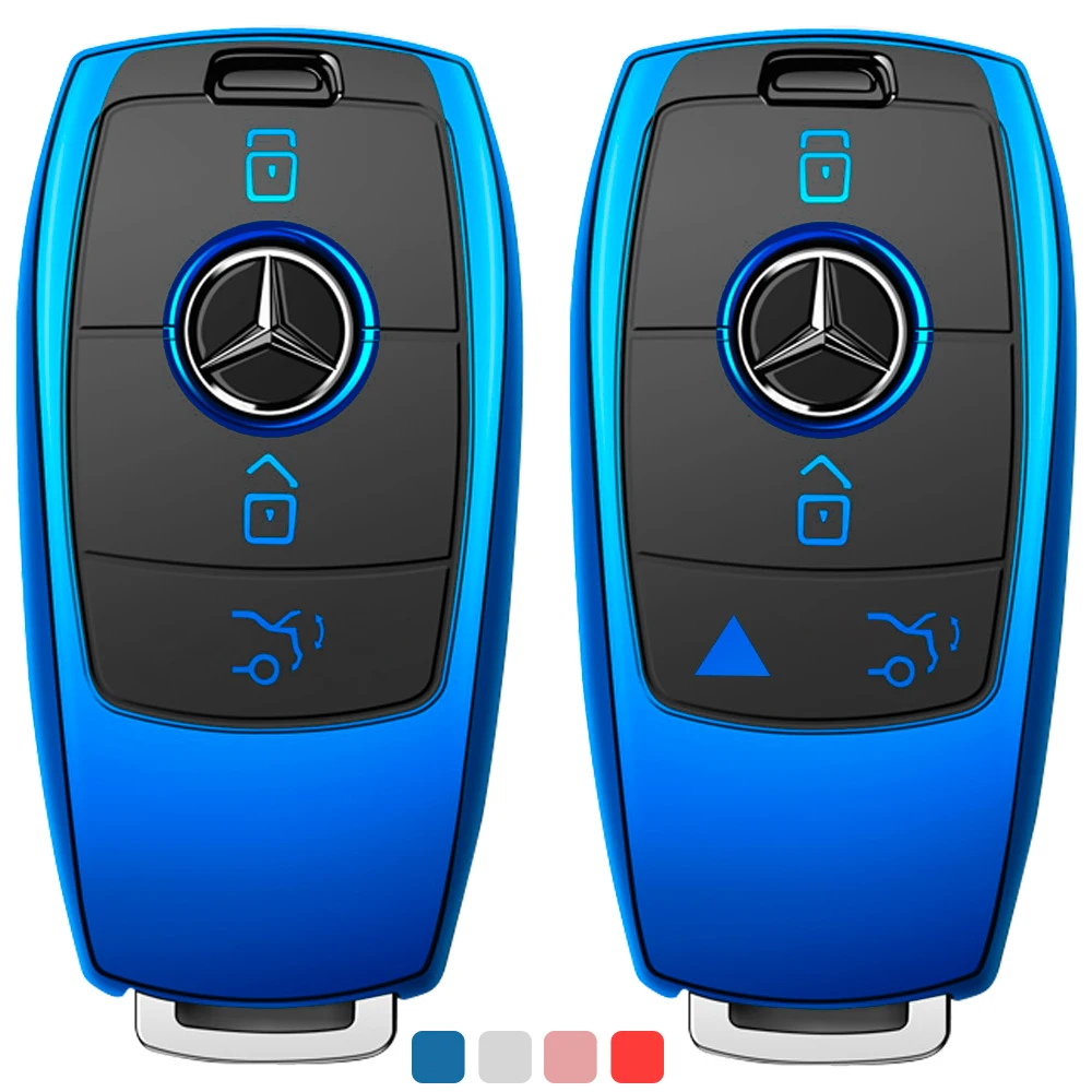 Schlüsseletui-Set für Mercedes Benz Keycase C-Level S-Level E-Level Gle Glc  Gla Level Key cover C200l Glc260 Damen Auto Schlüssel bund Fall - AliExpress