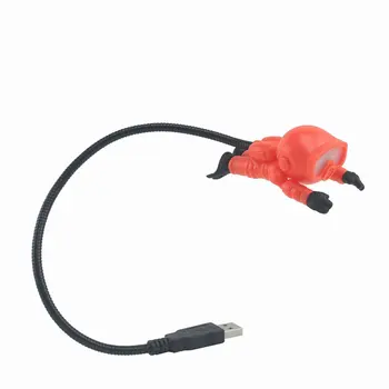 

Diver Shape Usb Night Light Keyboard Eye Protection Led Night Light Creative Usb Book Light Computer Desk Lamp