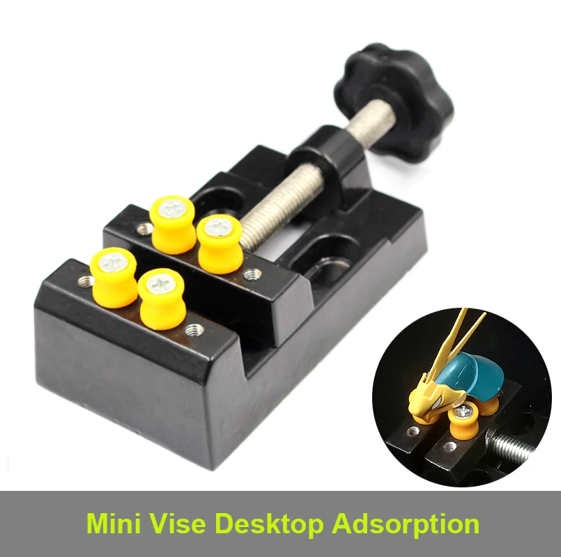 

Mini Vise Desktop Adsorption Precision Hand-painting Table Clamp Plate Type 6.1X11CM