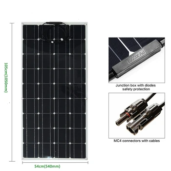 

solar cell solar panel 100w watt; flexible solar cell 12V; 100w watt solar cell prices; efficiency cell photovoltaic