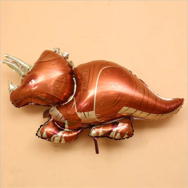 1 Large 4D Walking Dinosaur Foil Balloon Boy Animal  Children Dinosaur Birthday Forest Party Decoration Chocolate