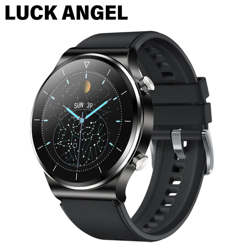 LUCK ANGEL 2021 New Fashion Full Touch Sport Smart Watch Women for HUAWEI GT2 Pro Apple Xiaomi SAMSUNG Men | Электроника
