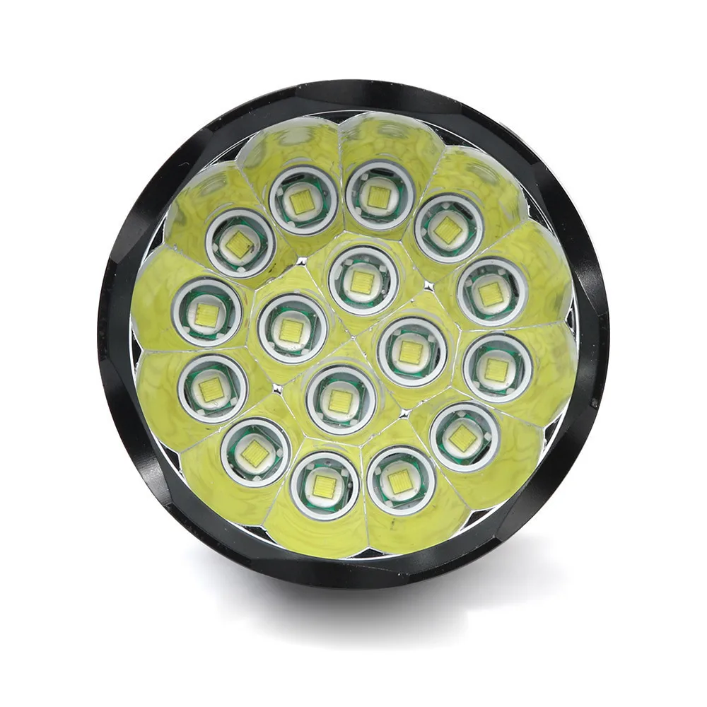 XLightFire 28000 люмен 18x CREE XML T6 5 Режим 18650 супер яркий светодиодный фонарик прочный высокой мощности - Испускаемый цвет: 16x  XM-L T6 LED