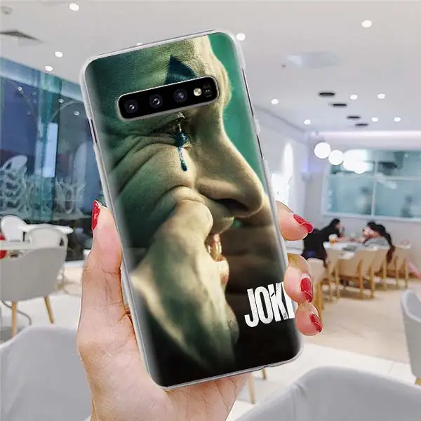 Joker Joaquin Phoenix movie чехол для телефона samsung Galaxy S10 S10e S8 S9 Plus Note 10 Plus 9 8 S6 S7 Edge Твердый Чехол - Цвет: H08