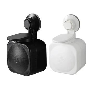 

Bathroom Seamless Manual Soap Dispenser with Suction Cup and Wall-Mounted Non-Perforated Soap Dispenser