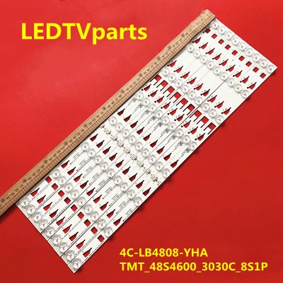 smart spotlight bulbs 535MM NEW LED backlight strip for Thomson 48FZ5633 48FS3700 TMT_48S4600_3030C_8S1P 4C-LB4808-YHA 006-P2K2069A 9PCS white spot light