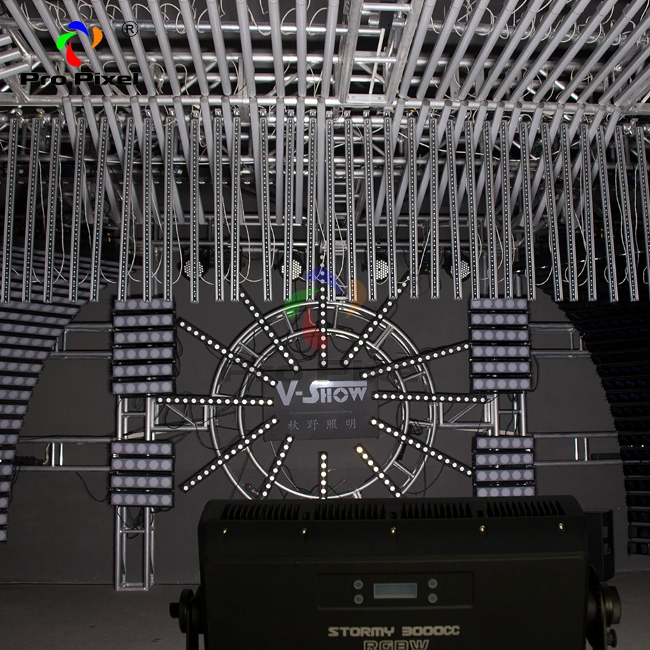 4 шт. IP65 открытый Строб Led 1000 Вт сценический светильник 1320 шт RGBW 4in1 SMD Dmx 512 Dj светильник для концертного вечерние диско со стробоскопической вспышкой светильник