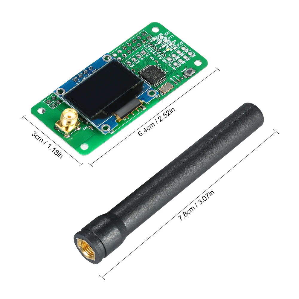 Мини MMDVM точка доступа Плата расширения точка радиостанции Wi-Fi цифровой голосовой модем с чехол для P25 DMR YSF Raspberry Pi