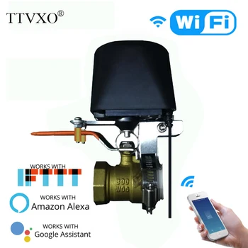 

Wifi Smart Valve Home Automation System Valve Control for Gas Or Water Voice Control Work With Alexa Echo Google Home IFTTT