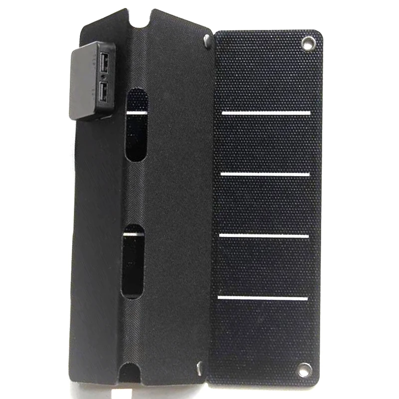 

AMS-Outdoor 24W 5V Waterproof Sun Power Folding Solar Charger Dual USB Output Devices Portable Solar Panels for Smartphones