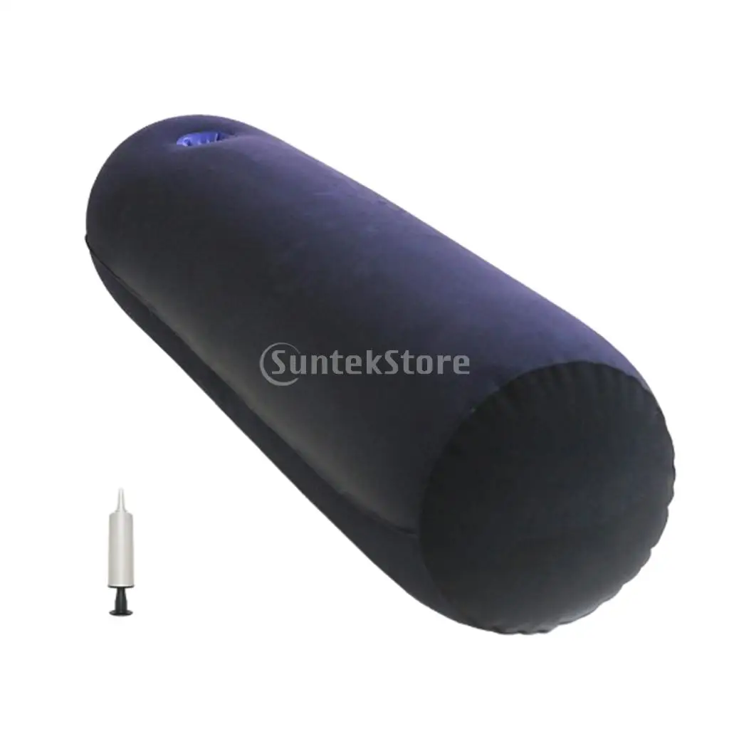 PVC Inflatable Air Pillow Wedge with Inflator Folding Couples Games Love Positions Gesture Assistant Pad Cushion Mat AdultsToys