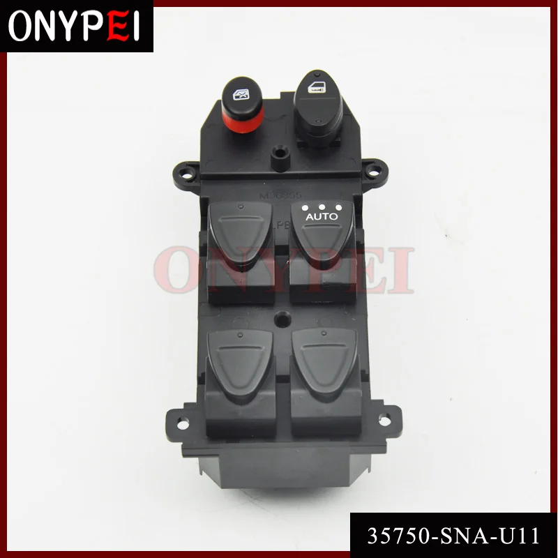 Power Window Master Control Switch 35750 SNA U11 For Honda Civic 06 11