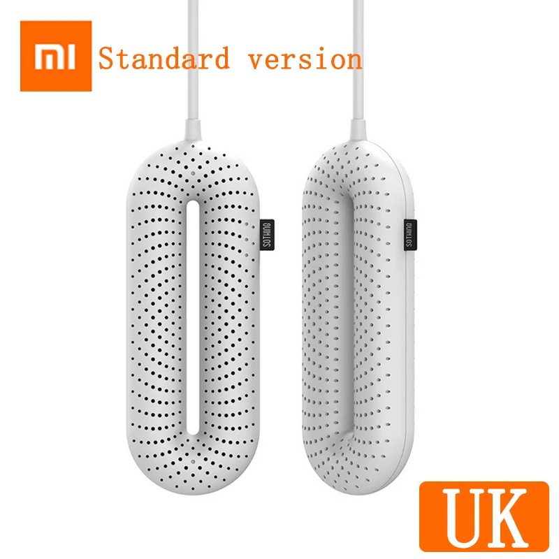 White UK Новая портативная электрическая сушилка для обуви Xiaomi Sothing Zero-One для стерилизации и сушки обуви с УФ-температурой EU/UK/US Plug - Цвет: White UK