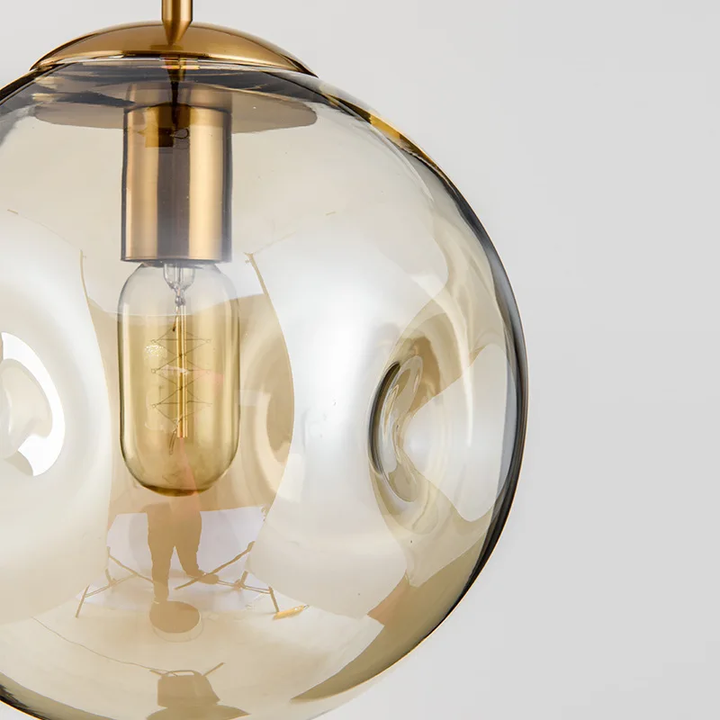 Скандинавский минималистичный ресторанный люстра дизайнерский светильник роскошный креативный настольная лампа прикроватная индивидуальная голова стекло Chandeli