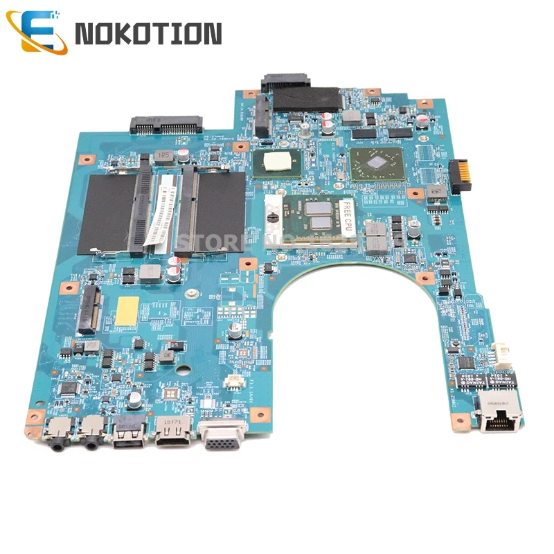 NOKOTION JE70-CP MB 09923-1M 48.4HN01.01M для acer aspire 7741 7741G PC материнская плата MBPT401001 MBN9Q01001 HM55 DDR3 Бесплатный процессор