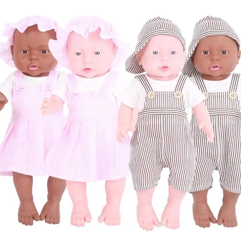 41 см новорожденная Кукла реборн кукла имитация ребенка полностью виниловая мягкая детская игрушка для детского сада образовательная Реалистичная Игрушка Одежда