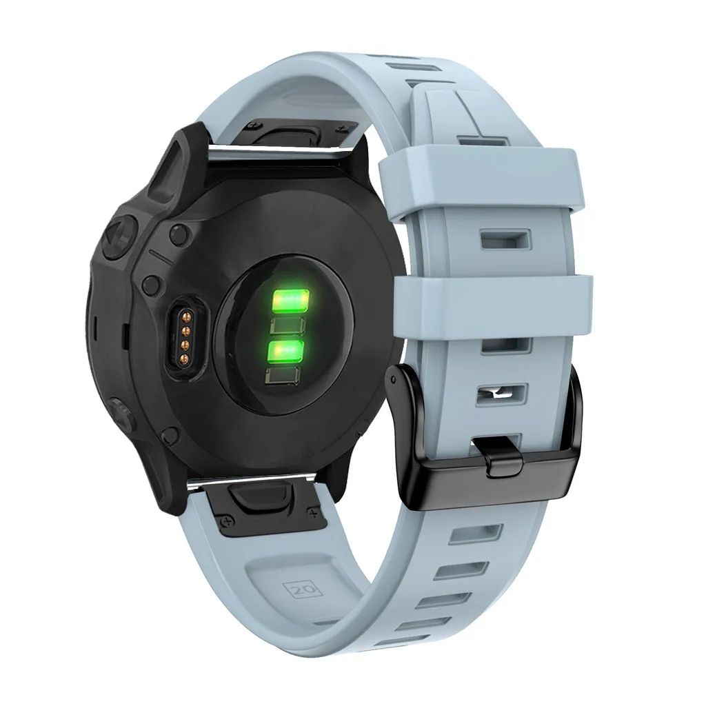 Силиконовый браслет с быстросъемным ремешком для часов Garmin fenix 6 S/6 Spro