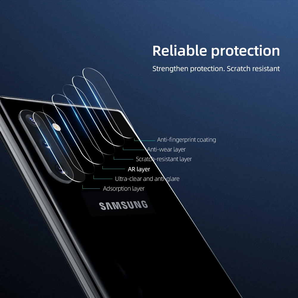 Nillkin Camear Защитное стекло для samsung Galaxy Note 10 Plus 5G Camear защитное стекло против царапин стекло для samsung Note 10