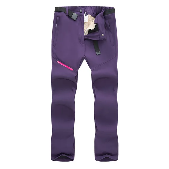 Лыжный костюм для женщин, куртка для сноуборда, комплекты, утолщенные теплые ветрозащитные женские зимние костюмы, уличные дышащие водонепроницаемые лыжные куртки - Цвет: Purple