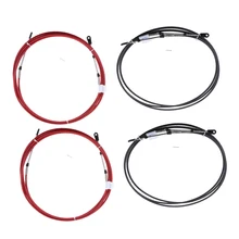 4X морской рычаг управления кабель подходит для лодочного двигателя внутренний дроссельной заслонки длина 8 футов/2,4 м
