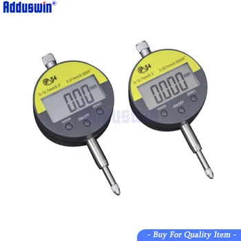 

Digital Dial Indicator Meter IP54 Oil-proof, 12.7mm/0.5" Electronic Micrometer Carbide Tip Precision Gauge With Retail Box