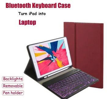 

5.1 Bluetooth Keyboard Backlit for iPad pro 12.9 "/iPad 11"iPad 10.2"/iPad 10.5" /iPad 9.7 with Removable Keyboard and Case