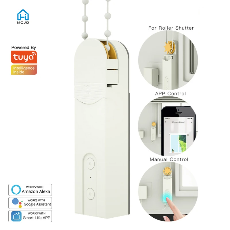 Переключатель HIMOJO Tuya Zigbee электродвигатель для штор с роликовым затвором