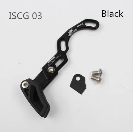 ISCG 03 Black Улитка ISCG 03 05 MTB горный велосипед сверхлегкий направляющая цепи однодисковая направляющая цепи винт резьба BB ось - Цвет: ISCG 03 Black
