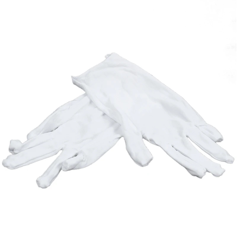 

AMS-White Cotton Gloves Anti-static gloves Protective gloves for Housework Workers
