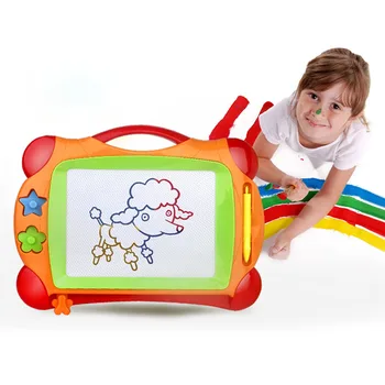 

Children's Magic Drawing Board Colorful Magic Painting Board Reusable Graffiti Board For Kids Birthday Gift