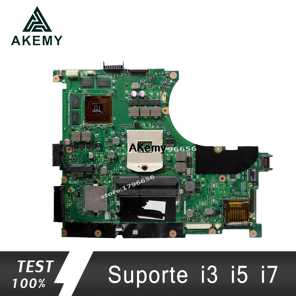 Akemy N56VZ/N56VM материнская плата для ноутбука For Asus N56VB N56VM N56VZ N56VJ N56V оригинальная GT650M 2G