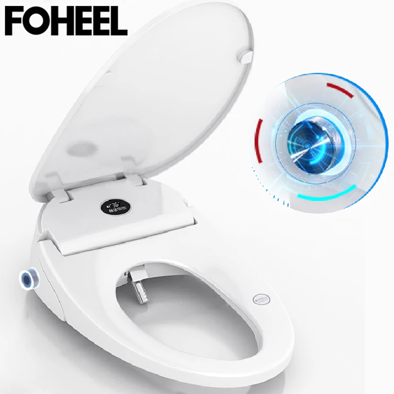 

FOHEEL new 4 color wc Auto SPA smart toilet seat smart knob HD LED display toilet seat cover electronic bidet toilet seat