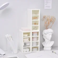 

Desktop Drawer Make Up Organizer Home Office Stationery Box Desk Box Organizer Dressing Table Jewelry Small Objects Storage Box