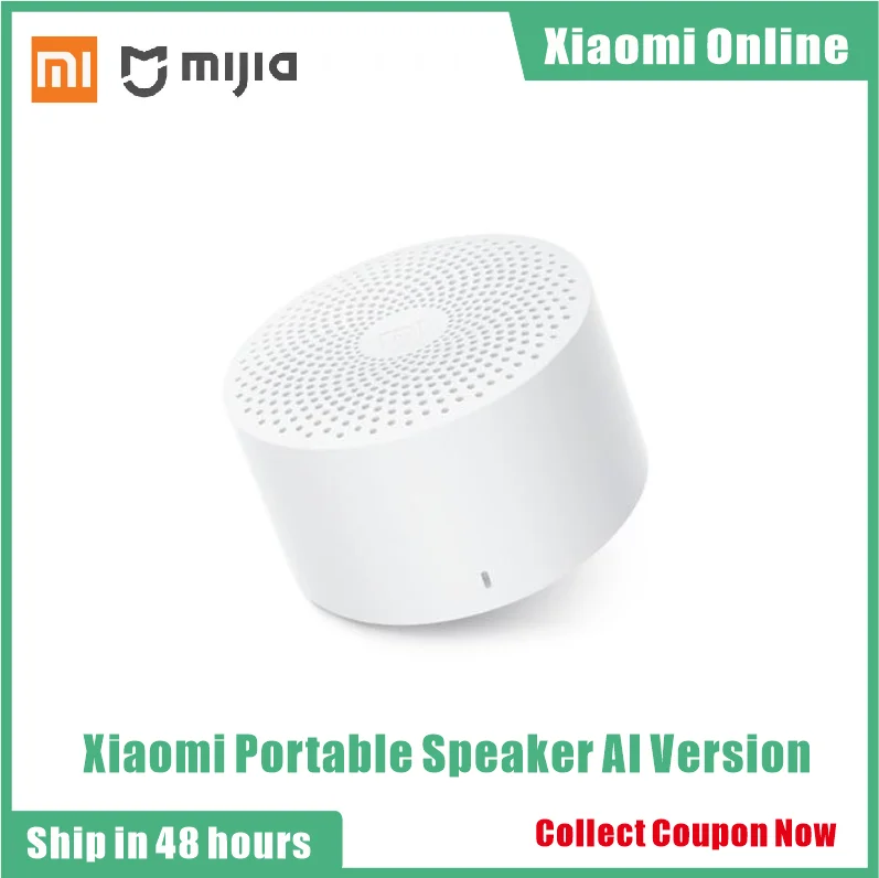 Bluetooth Колонка Xiaomi Mijia Беспроводная портативная мини колонка с голосовым управлением|Портативные колонки| |