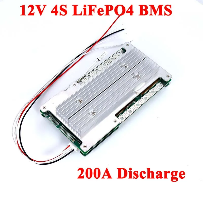 

12V 4S BMS 3.2V LiFePO4 Lithium Battery pack 60A 100A 150A 200A for Energy Storage solar system PCB With Balance