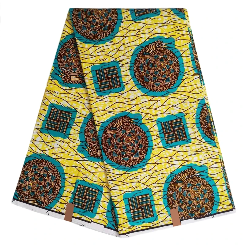 Miss L последнее поступление Анкара африканская вощеная ткань принтом хлопок 6 ярдов/шт HL19S111673
