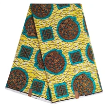 Miss L последнее поступление Анкара африканская вощеная ткань принтом хлопок 6 ярдов/шт HL19S111673