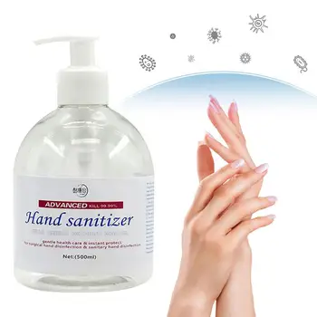 

500ml Antibacterial Disinfectant Gel Portable Hand Sanitizer Disposable No Wash Bacteriostatic Kids Adult Hand Soaps 75% Alcohol