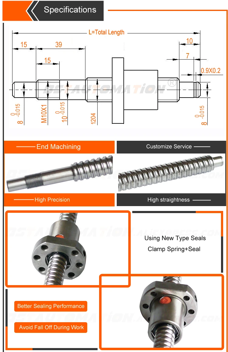 1204 ballscrew SBR16