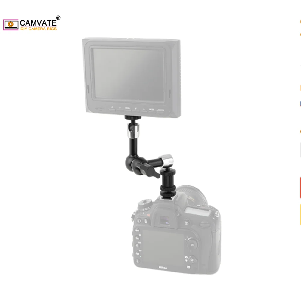 CAMVATE 7 &quotАртикуляционная Магия Кронштейн с 1/4&quot винтовым креплением для вспышки