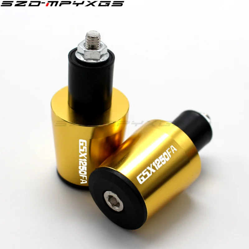 Мотоцикл CNC 22 мм руль велосипеда заглушка для SUZUKI GSX1250 F/SA/ABS GSX1250FA GSX 1250 FA 2010 - Цвет: Золотой