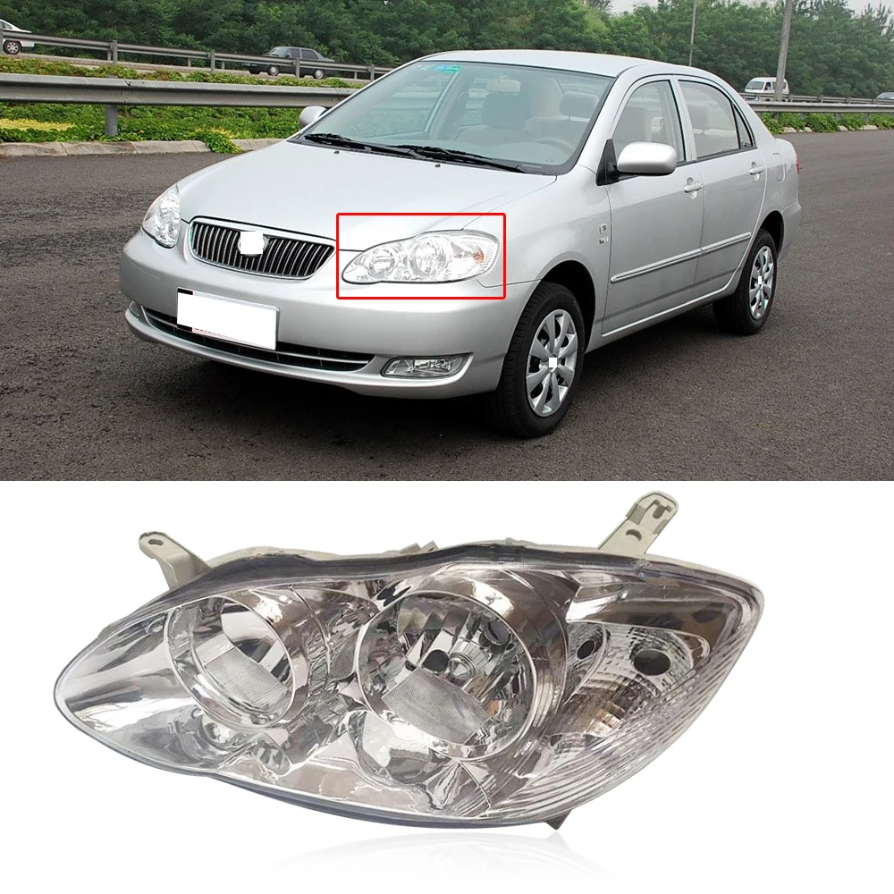 CAPQX 1 шт. для Toyota Corolla EX 2004 2005 2006 2007 2008 2009 ПЕРЕДНИЙ БАМПЕР фара налобный фонарь в