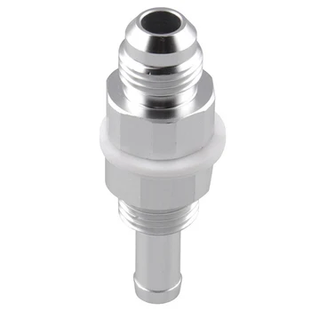 

6AN Male Flare Bulkhead To 5/16 Hose Barb Fuel Tank Fitting Auto Car Accessories