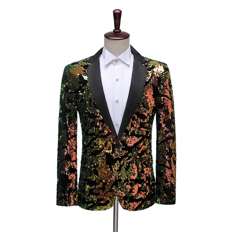 

Бесплатная доставка, мужской Блестящий смокинг с вышивкой, куртка для выступления на сцене/мероприятия/моды