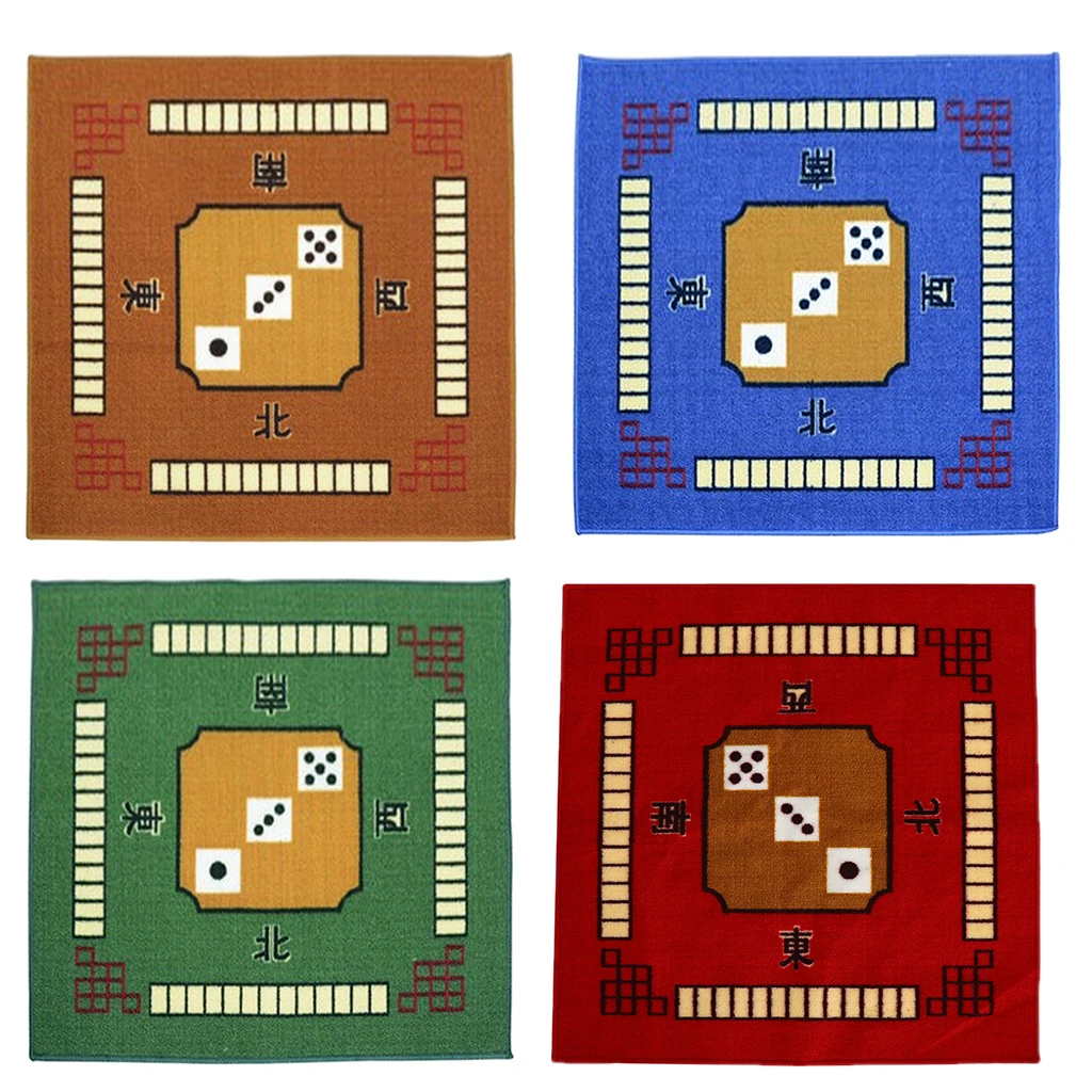 1 шт. Бесшумная Настольная Крышка маджонг анти-скользящий коврик 79 см для настольной игры Карточная игра