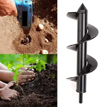 

Practical 18cm Twist Drill Ground Drill Mining Tool Electrical Accessories Cutting Hole Saw Planting Durable High Speed Steel