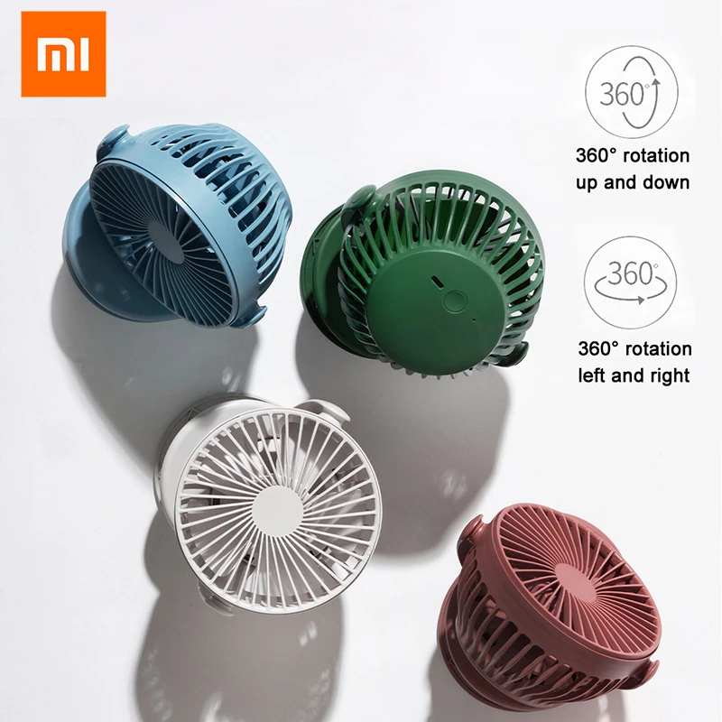 

Xiaomi Mijia Solove Clip Mini Fan F3 Portable Handheld Windshield 360 Degree Front Mesh Removable Rechargeable For Home Office
