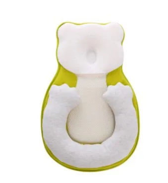 Yellow Подушка с памятью для малышей, подушка для сна с плоской головкой, Подушка для сна для новорожденных - Цвет: Yellow
