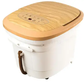 

Foot tub automatic household wash basin electric massage foam basin Wu Hao with the same foot bath barrel artifact