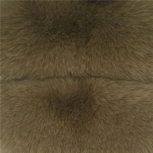 Army green Пальто из натурального Лисьего меха женская зимняя куртка с длинными рукавами из натурального меха горячая Распродажа модная Роскошная Толстая Шуба зимняя - Цвет: Army green